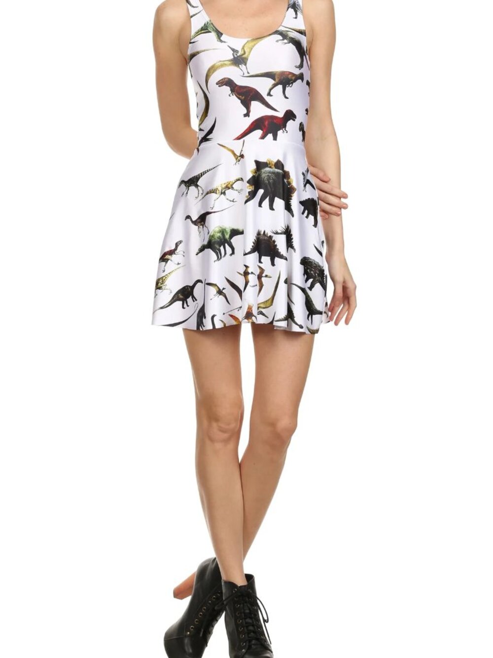 Poprageous Dinosaur Dress fit & flare
